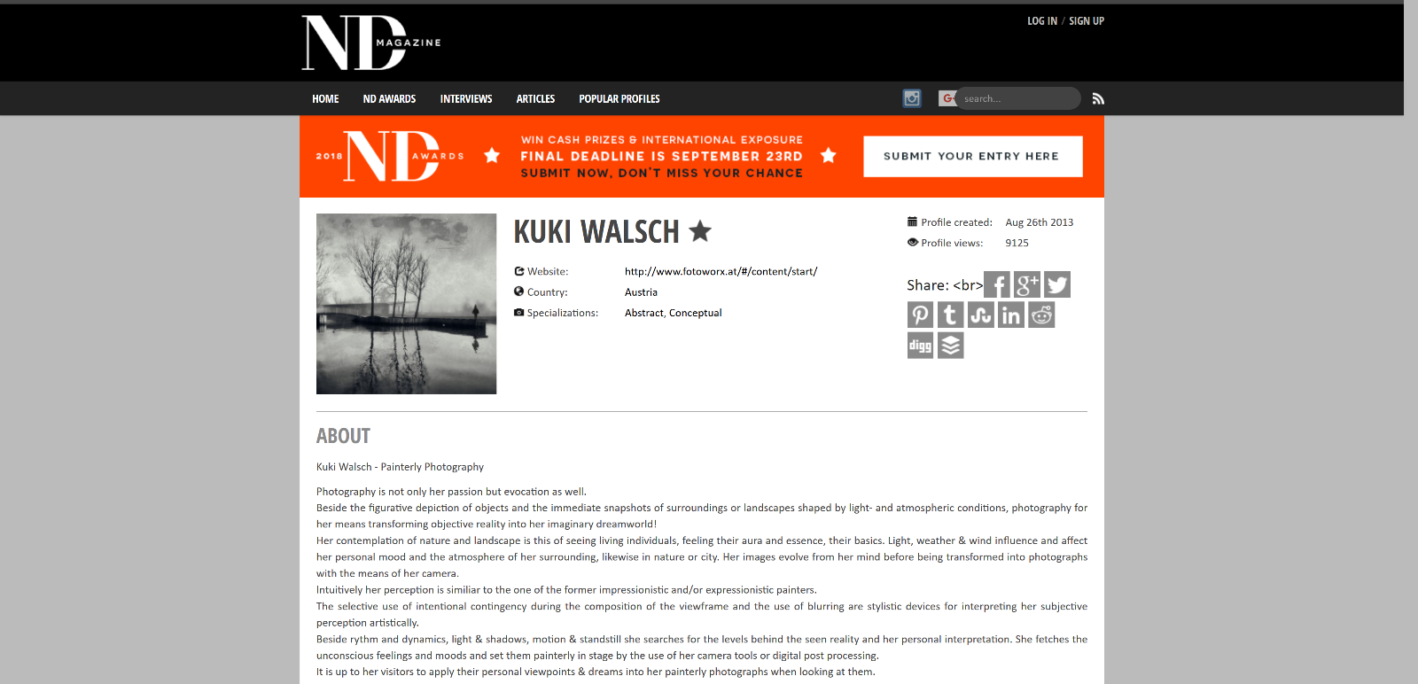 Kuki Walsch ND Magazine